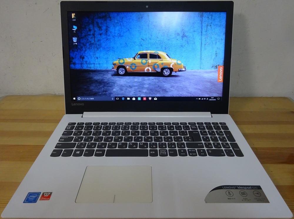 レノボー ノートパソコン Lenovo ideapad 320-15IAP/Cele N3350 1.1GHz/4GB/500GB/中古特価良品拍卖