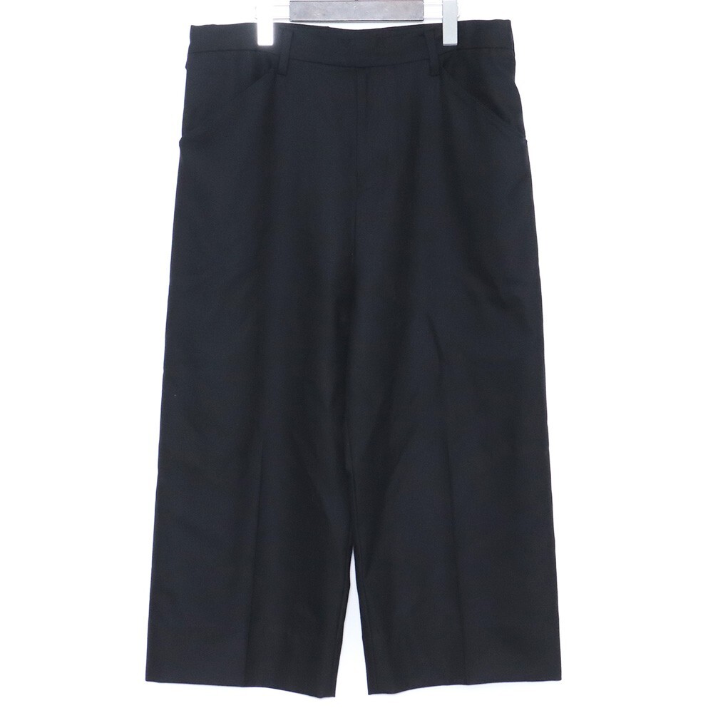 SUNSEA TEKETEKE LONG PANTS サイズ2 ブラック 21A42 サンシー テケテケロングパンツ スラックス拍卖