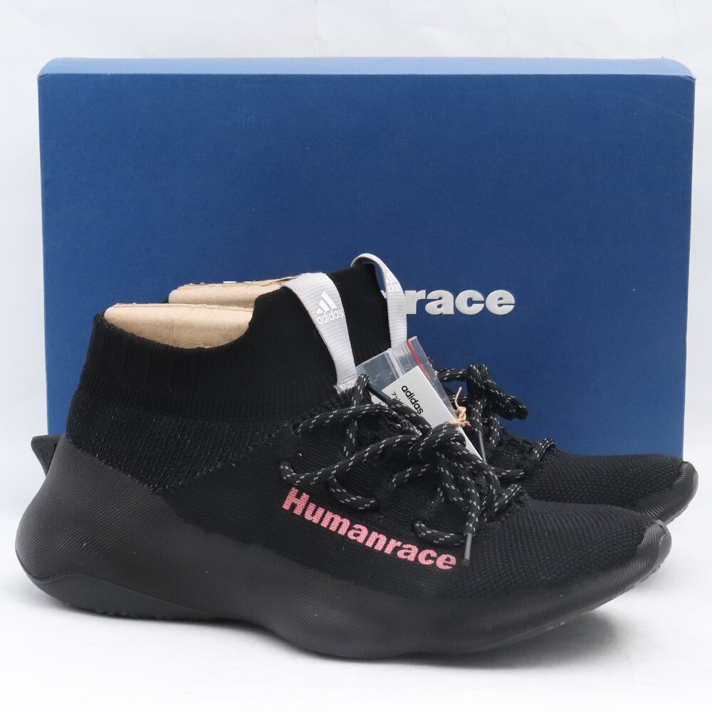 未使用 26.5cm ADIDAS × PHARRELL WILLIAMS Humanrace Sichona Black GX3032 アディダス ファレル・ウィリアムス ヒューマンレースシコナ拍卖
