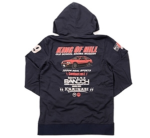 カミナリ雷/AE86レビン/フルジップパーカー/ネイビー/M/KMSP-500/エフ商会/テッドマン/カミナリモータース拍卖