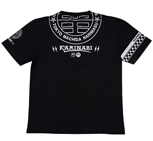 カミナリ雷/ショウワソウル/Tシャツ/黒/M/kmt-179/エフ商会/テッドマン/カミナリモータース拍卖