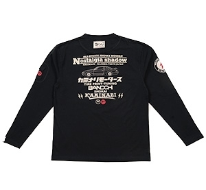 カミナリ雷/シルビア/ロンT/黒/XL/kmlt-175/エフ商会/テッドマン/カミナリモータース拍卖