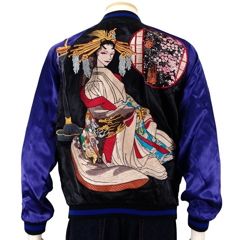 サトリ/花魁/スカジャン/XXL/gsjr-021/花旅楽団拍卖