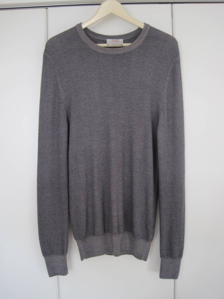 イタリア製 GRAN SASSO VINTAGE グランサッソ ヴィンテージ ウールニット 46拍卖