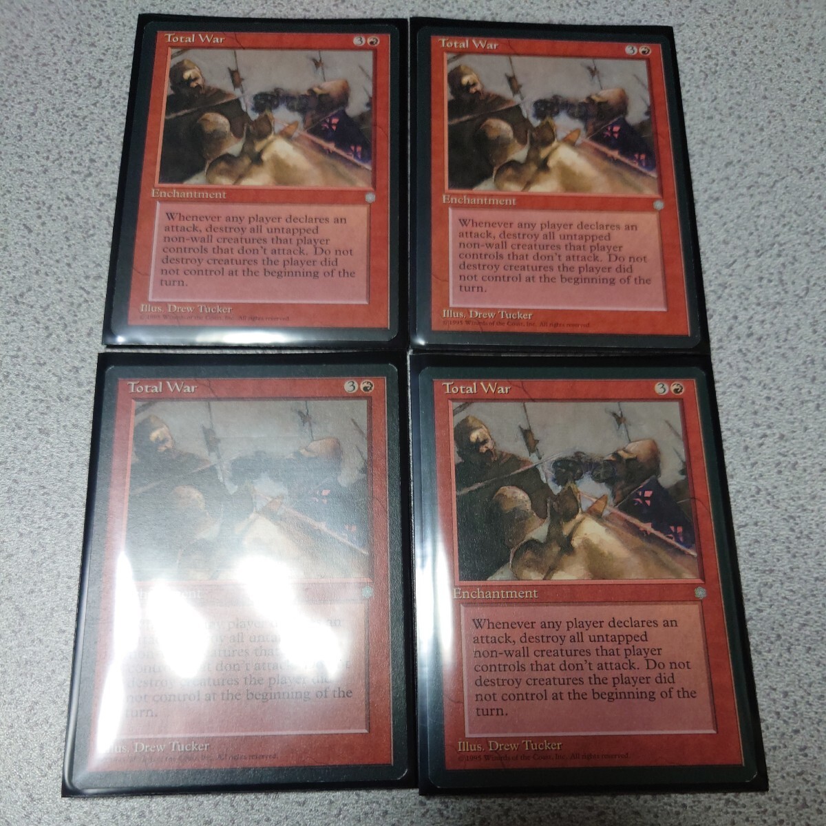 MTG ICE Total War 英語 四枚セット 即決拍卖