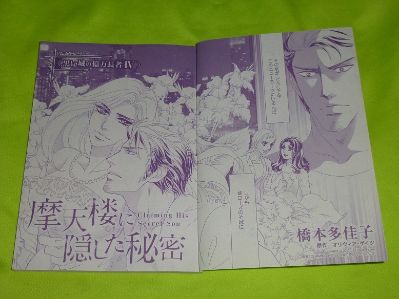 ★摩天楼に隠した秘密★橋本多佳子★増刊ハーレクイン2024.2切抜★送料112円拍卖