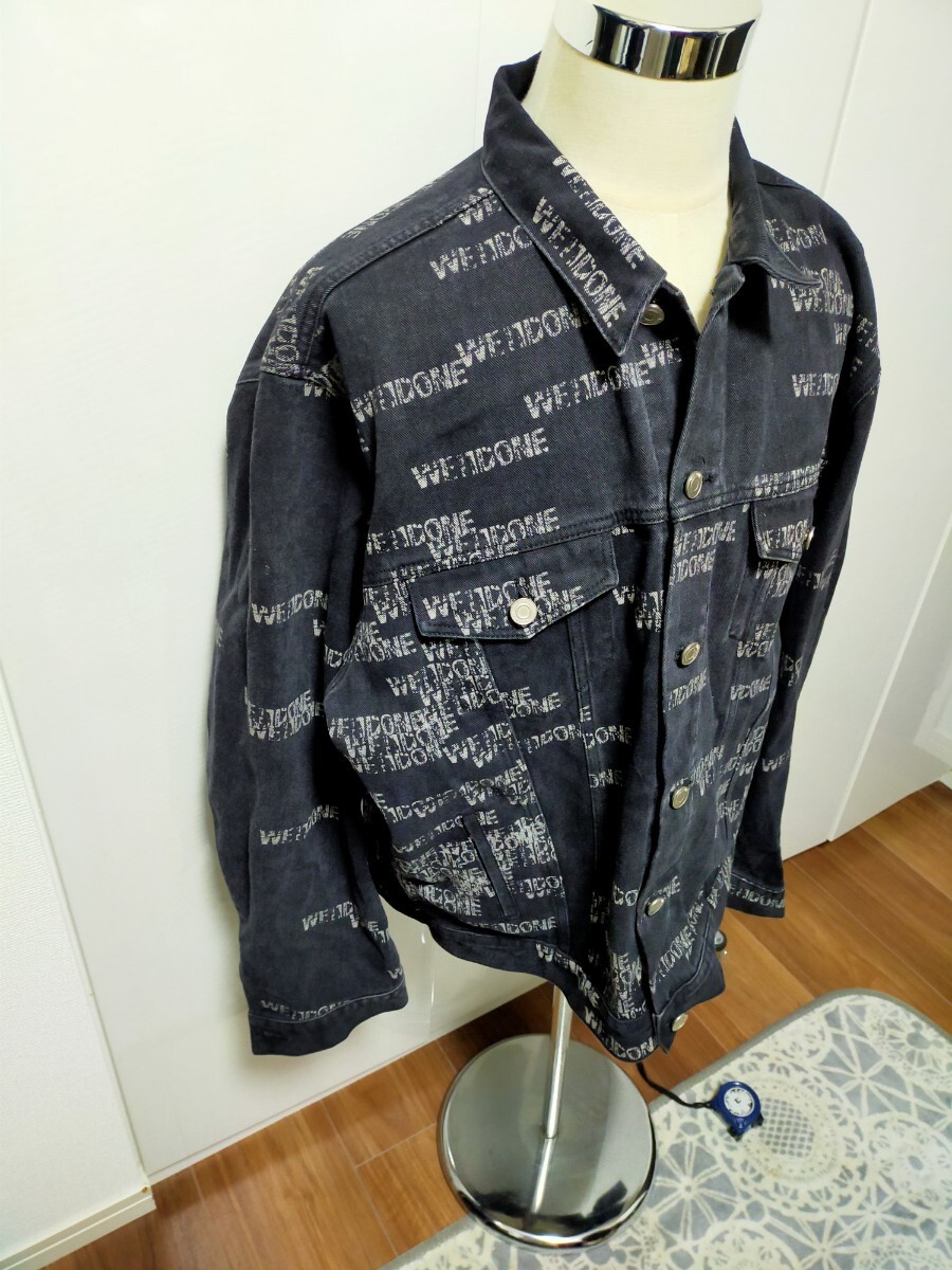 WE11DONE ウェルダン ロゴスタンプ デニムジャケット拍卖