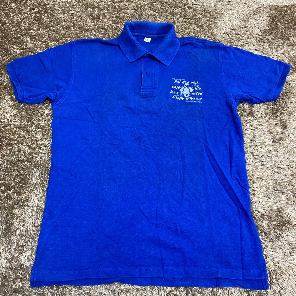 t33 POI DOG CLUB 半袖ポロシャツ サイズL表記 中国製拍卖