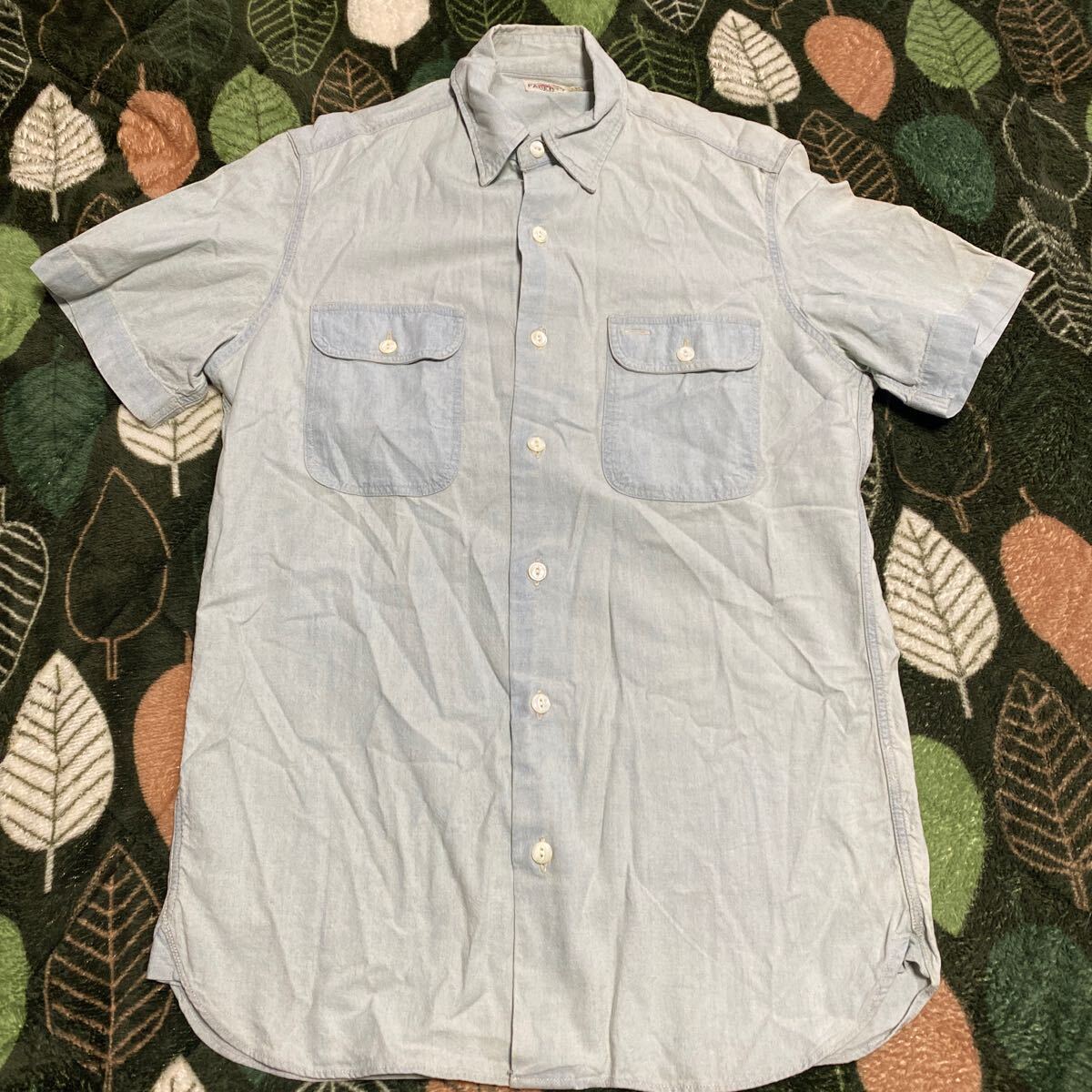 k86 FAHERTY BRAND 半袖シャツ サイズS表記 インド製拍卖