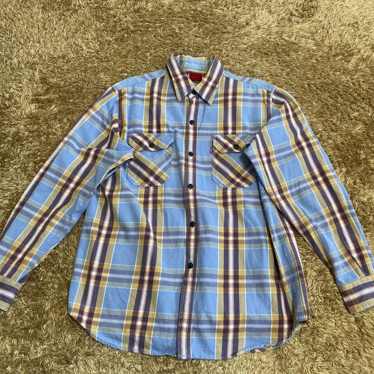 t46 Levi's 長袖シャツ サイズL表記 中国製拍卖