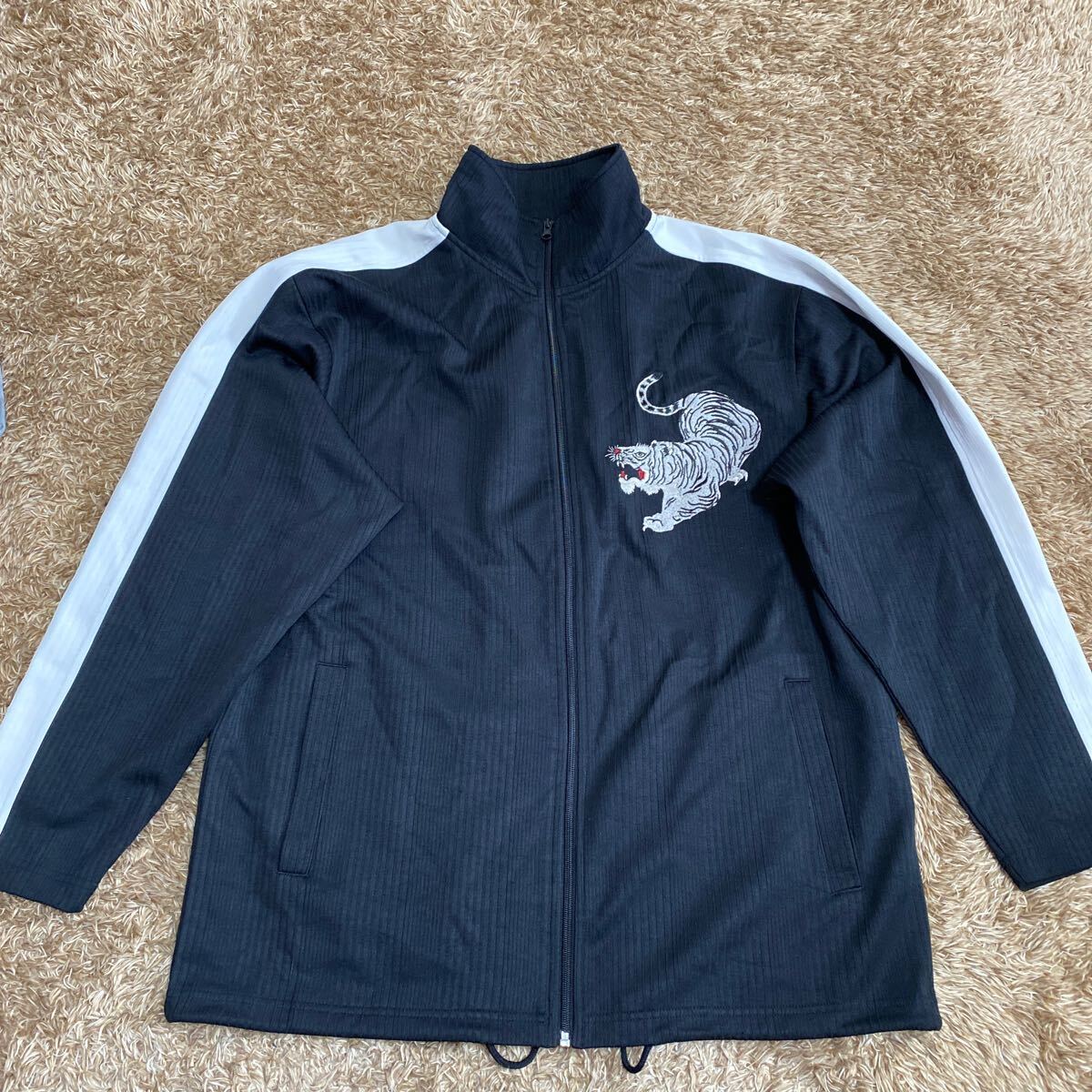 t48 ブランド不明 刺繍ジャージトップス サイズ不明拍卖