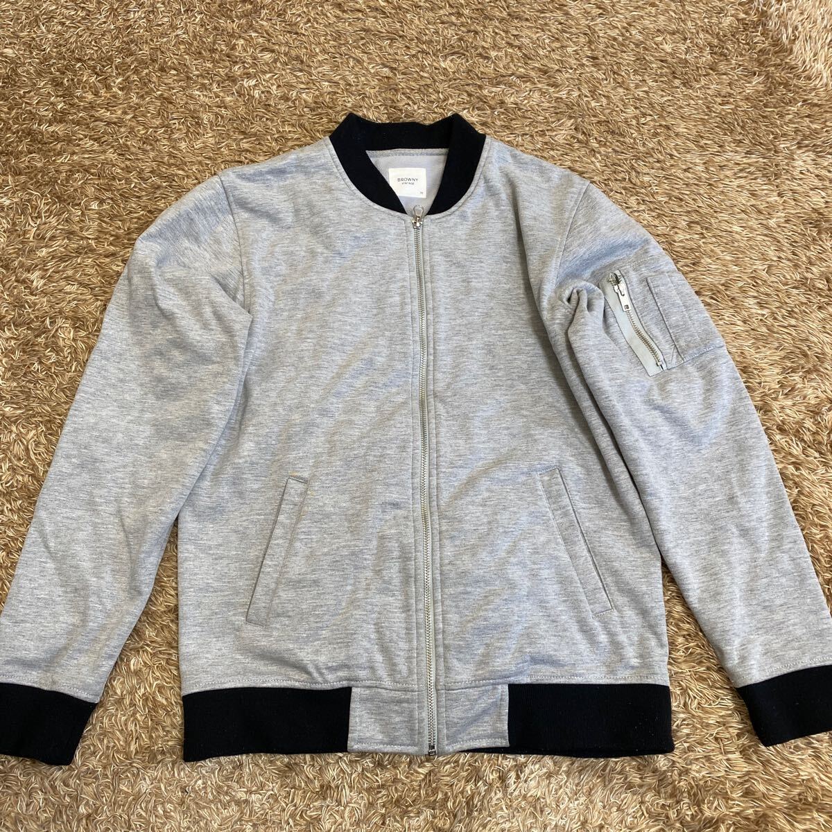 t49 BROWNY VINTAGE MA-1風ジャケット サイズM表記 中国製拍卖