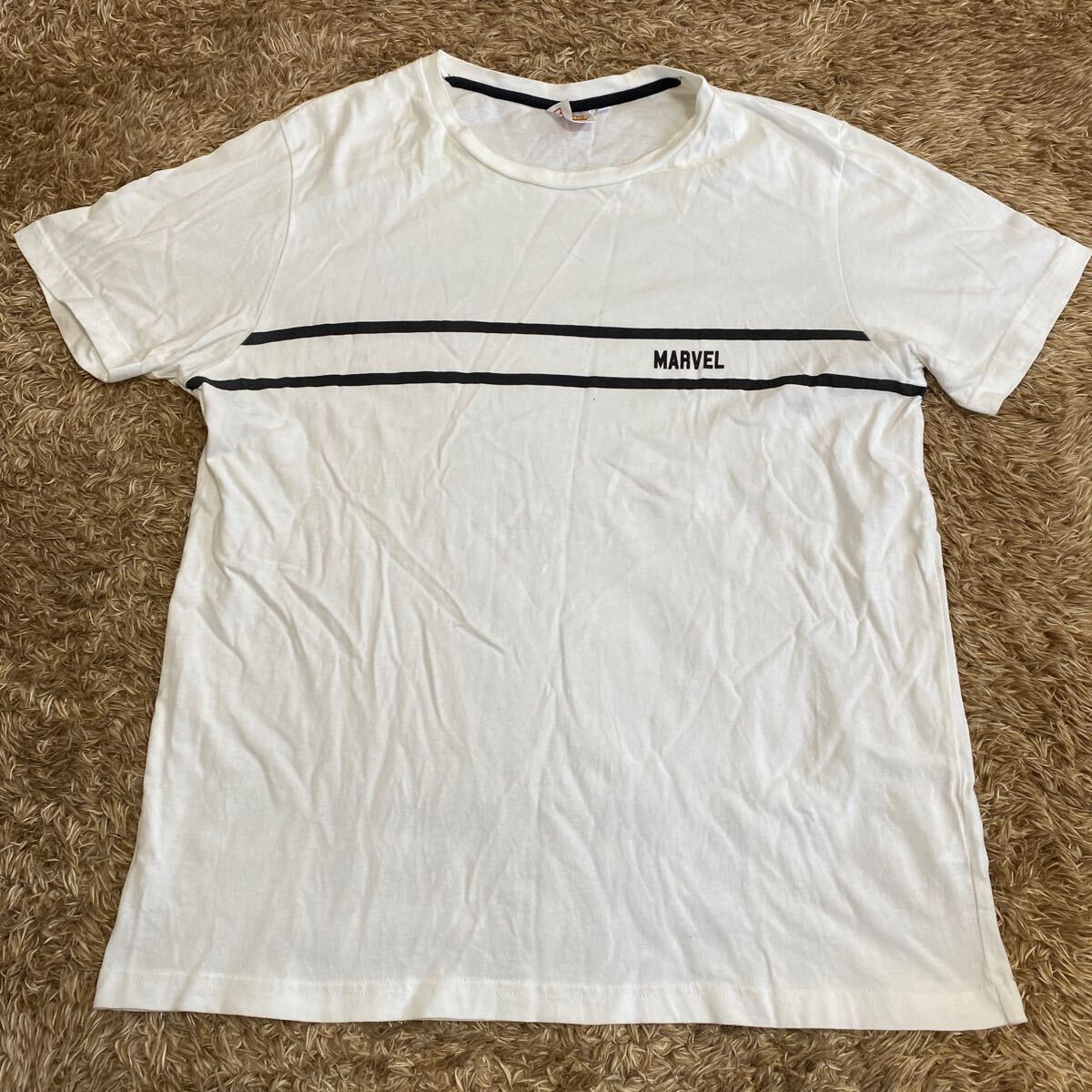 t50 GU MARVEL Tシャツ サイズL表記 マレーシア製拍卖