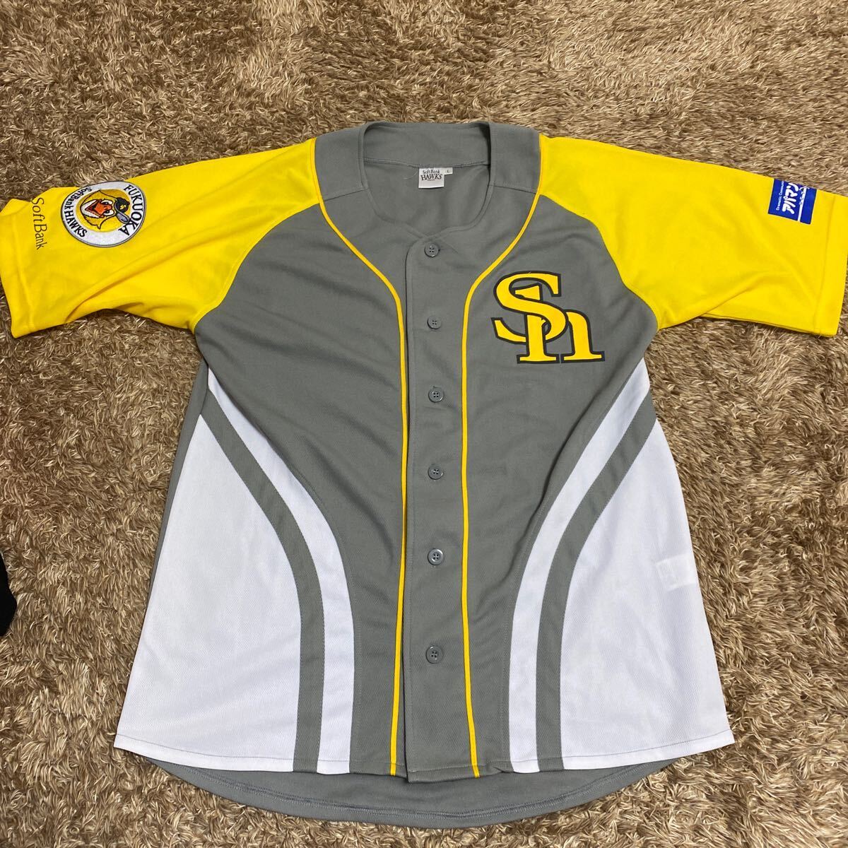 t51 福岡ソフトバンクホークス ユニフォーム サイズL表記 中国製拍卖