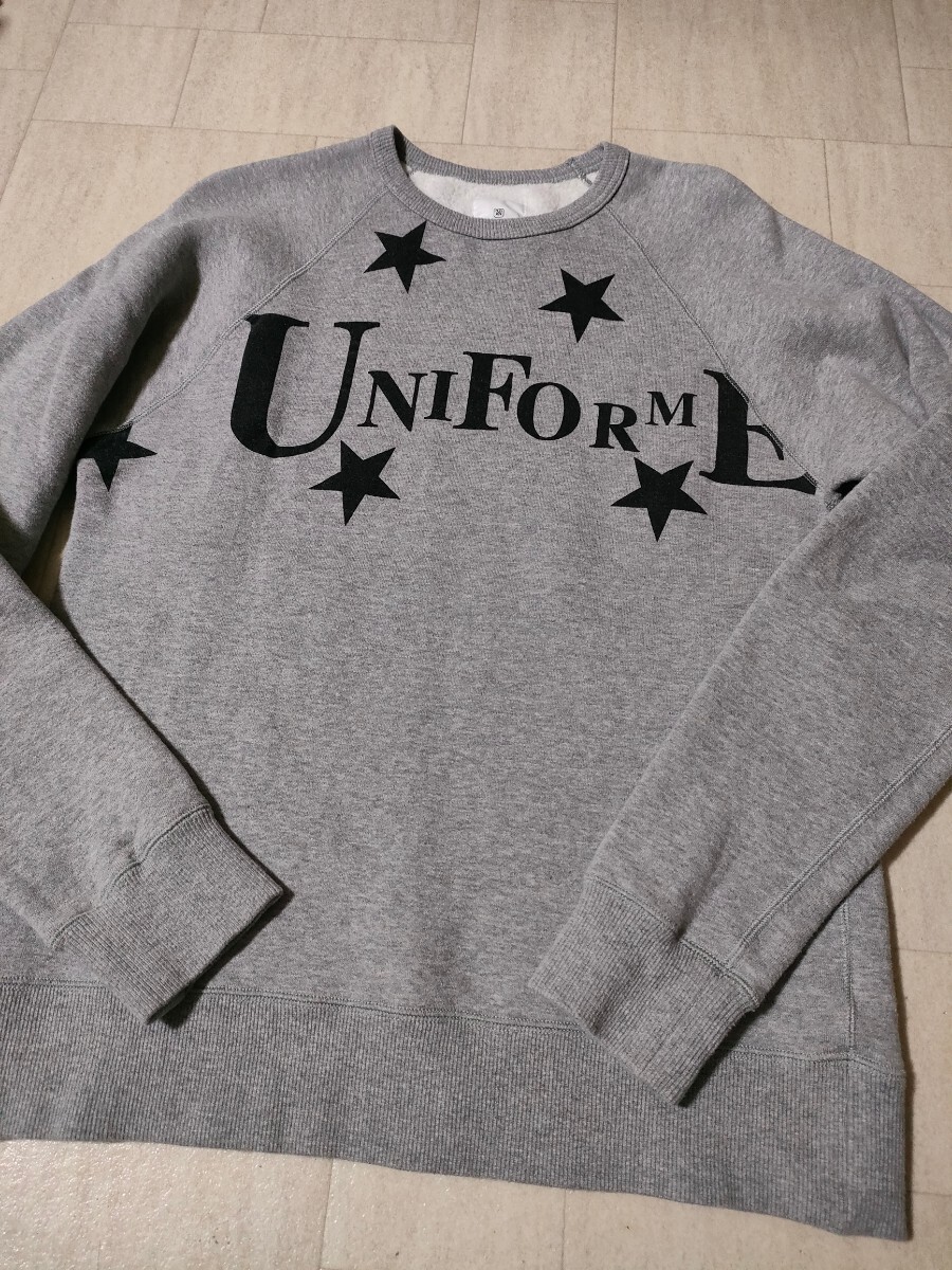 サイズ:2 美品 日本製 定価:2万超え ユニフォームエクスペリメント uniform experiment スウェット トレーナー拍卖