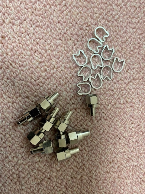 新品・未使用 アンテナ同軸ケーブル接続用F-5接栓 5C相当ケーブル用 10個拍卖