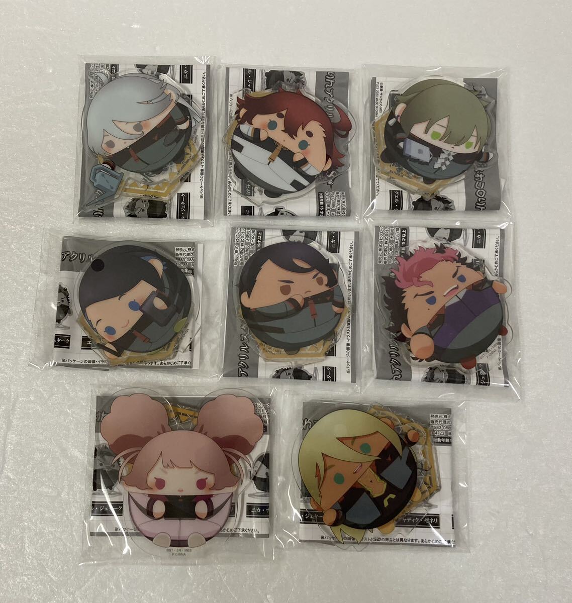 機動戦士ガンダム 水星の魔女 ふわコロりん アクリルスタンド ミオリネ スレッタ・マーキュリー グエル チュアチュリー エラン 8種セット拍卖