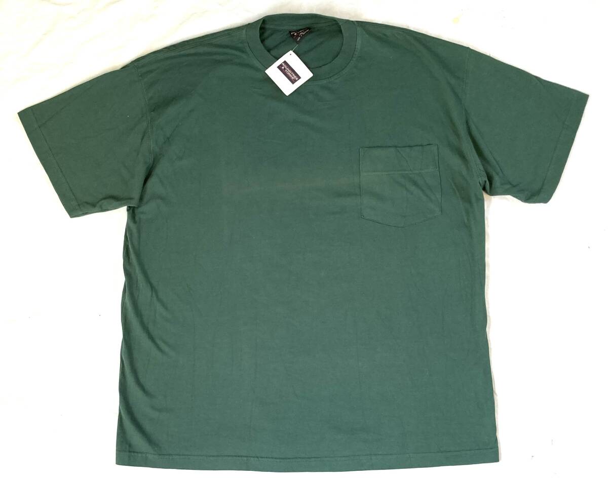 デッド 90s〜 ROUNDTREE&YORKE ブランク ポケT ポケット付き Tシャツ XL 無地 ラウンドツリーアンドヨーク拍卖
