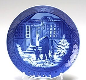 ROYAL COPENHAGEN(ロイヤルコペンハーゲン) イヤープレート 1994年/平成6年 お父さんとお買い物 842363AA1060-254拍卖