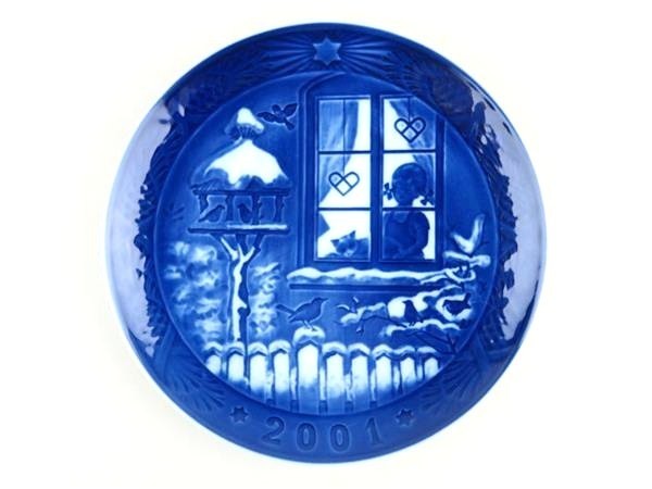 ROYAL COPENHAGEN(ロイヤルコペンハーゲン) イヤープレート 2001年/平成13年 鳥を眺める 843149AA854-254拍卖