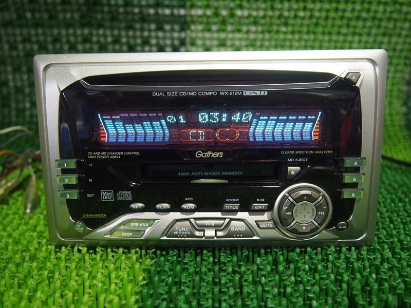 『psi』 美品 ギャザズ WX-212M CD・MDレシーバー 動作確認済 当時物 旧車 JDM ハイソカー拍卖
