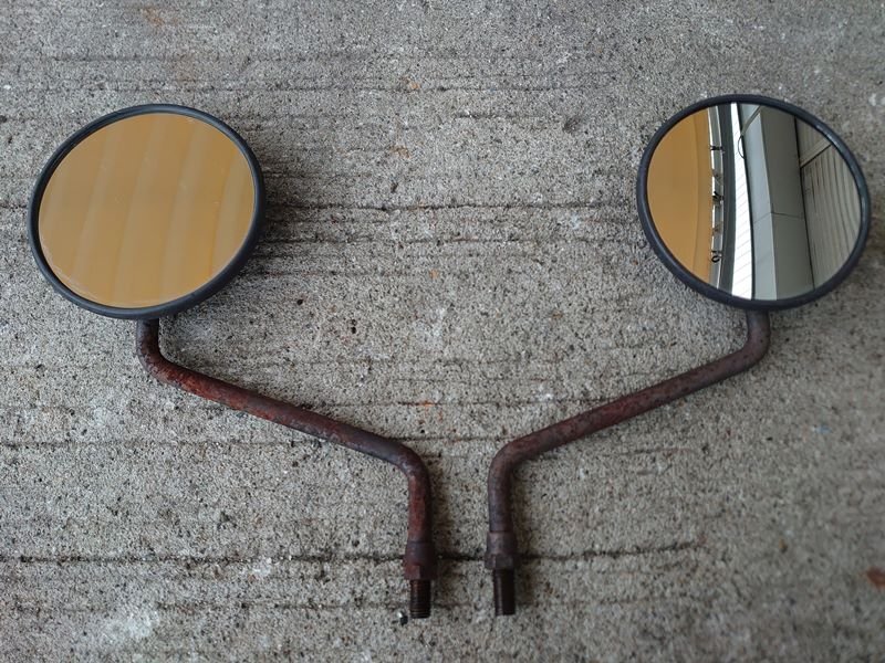 『psi』 スズキ SH42A ジェベル200 ミラー左右セット拍卖