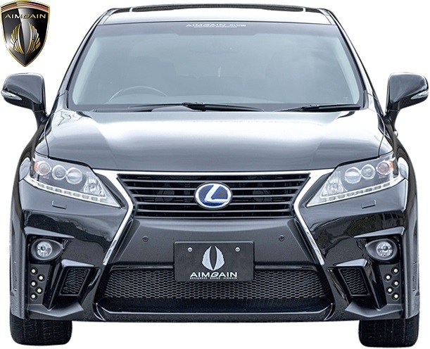 【M’s】LEXUS 10RX 後期 RX450h RX350 RX270 (2012.4-2015.10) AIMGAIN 純VIP GT フロントバンパー FRP エイムゲイン エアロパーツ拍卖