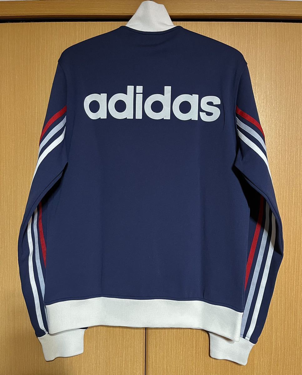 00年代00'sビンテージadidasアディダスY2KトラックジャケットジャージMフレンチヴィンテージオールドスクールHIPHOPヒップホップNIKE送\600拍卖