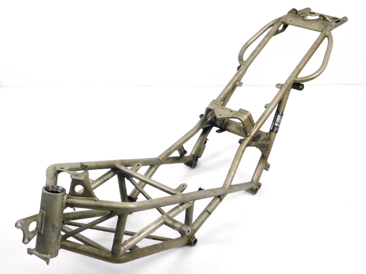 260【評価A】DUCATI M900 純正 フレーム 正規登録 書類 付 サイドステーバー加工有 村山モータース カスタム ZDM900M004*** モンスター 900拍卖