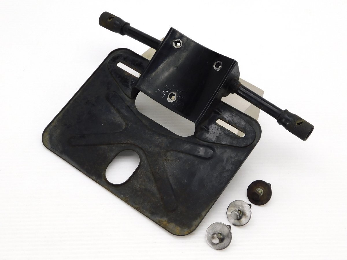 80【評価A】 XJ650 4K0 実動 当時物 純正 リア テールランプ ナンバー プレート ステー XJ750 XJ550 XJ400D拍卖