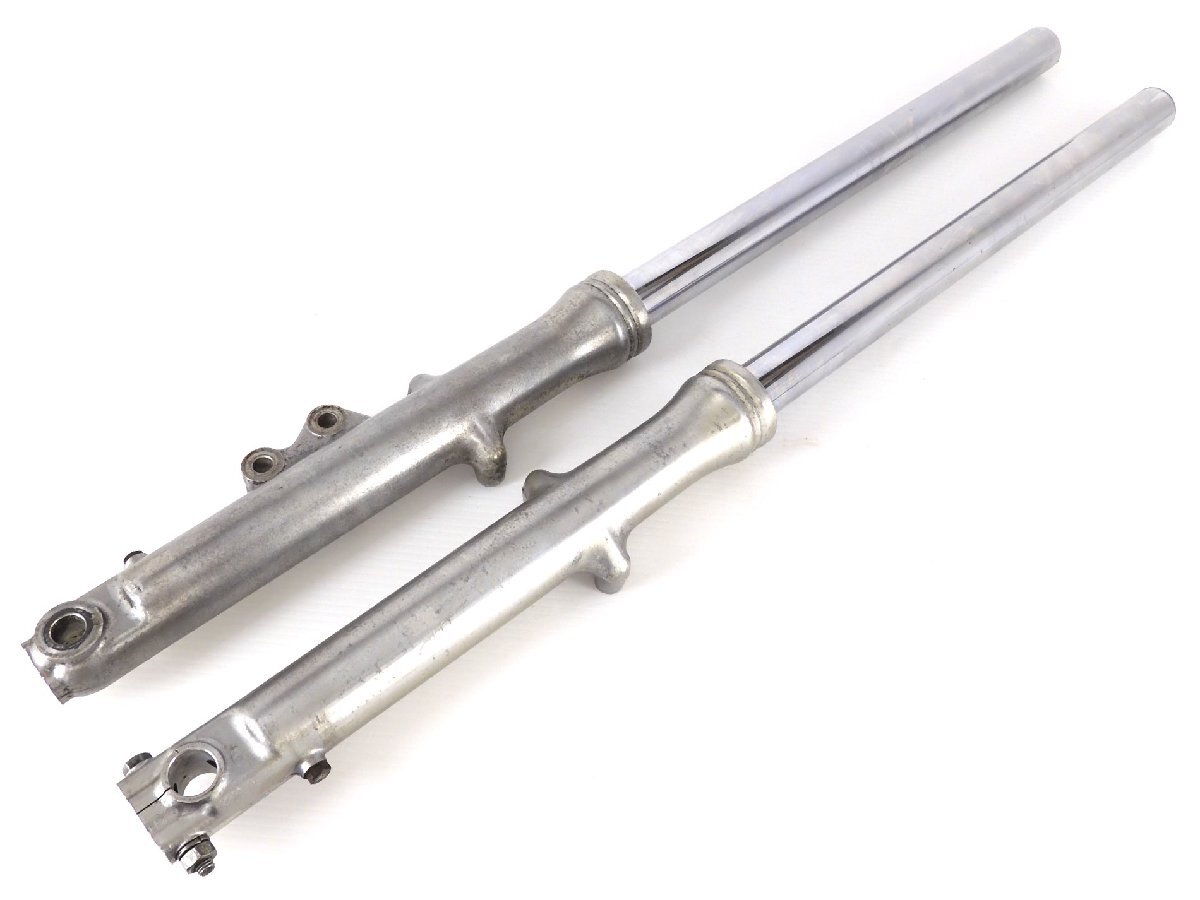 140【評価A】 XS400 12E 当時物 実動 純正 フロントフォーク 左右 セット Y0871-L HF-1 Y0871-R HF-1 XS250 XS360 スペシャル SP拍卖
