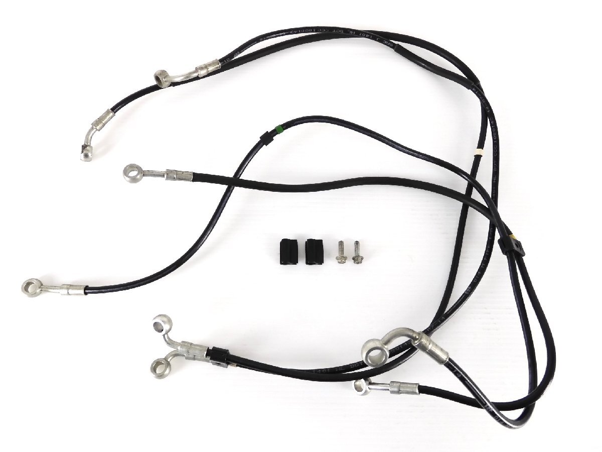 0【評価S】 KTM RC125 純正 フロント リア ブレーキ ホース セット 始動動画有 走行距離18,508km拍卖