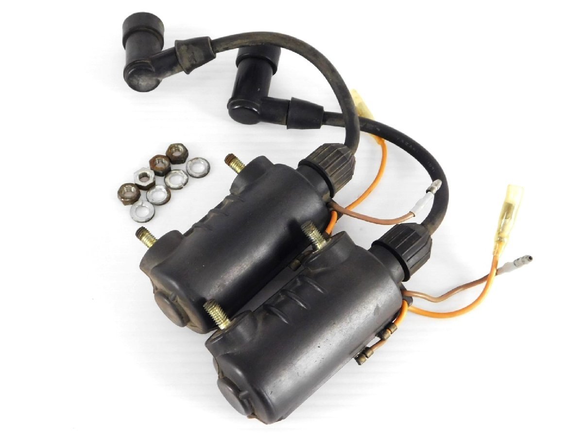 60【評価S】 YAMAHA ヤマハ RX350 R5 当時物 実動 純正 イグニッションコイル プラグコード 始動動画有 CM11-50 105 DX250 DS7 RD250 RD350拍卖