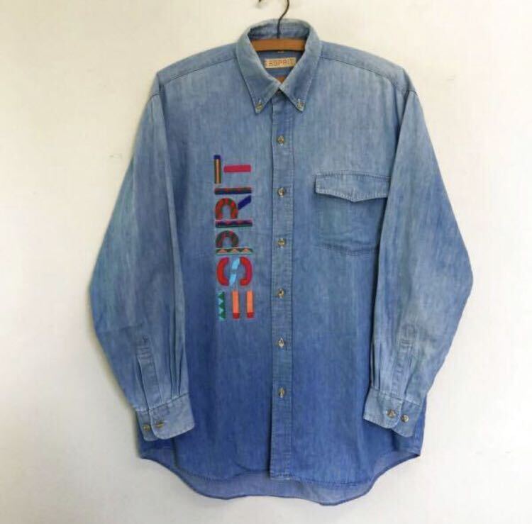 ビンテージ エスプリ ESPRIT デニムシャツ デニム拍卖