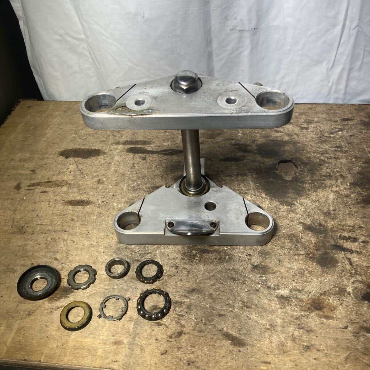 NC26-1319... STEED400 スティード400 社外品 社外 ステム トップブリッジ トリプルツリー ST 12 39φ拍卖