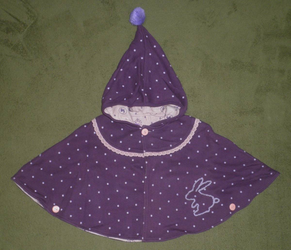 シンク・ビー ウサギ ケープ ポンチョ 50~80拍卖