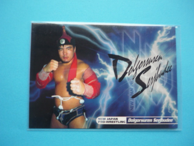 ドルゴルスレン・セルジブデ【パラレルカード】2001 Future Bee☆DOLGORSUREN SERJBUDEE/新日本プロレス☆印刷サイン ColleCara拍卖
