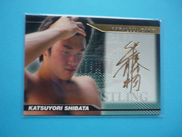 柴田勝頼【パラレルカード】2000 Future Bee☆KATSUYORI SHIBATA/新日本プロレス☆箔サイン ColleCara拍卖