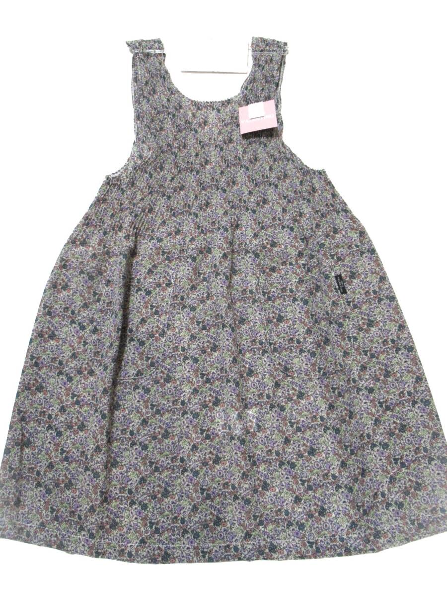 レディス エプロン キッチン シフォン生地 プリーツキッチン 花柄 グリーン(4) 13124gg拍卖