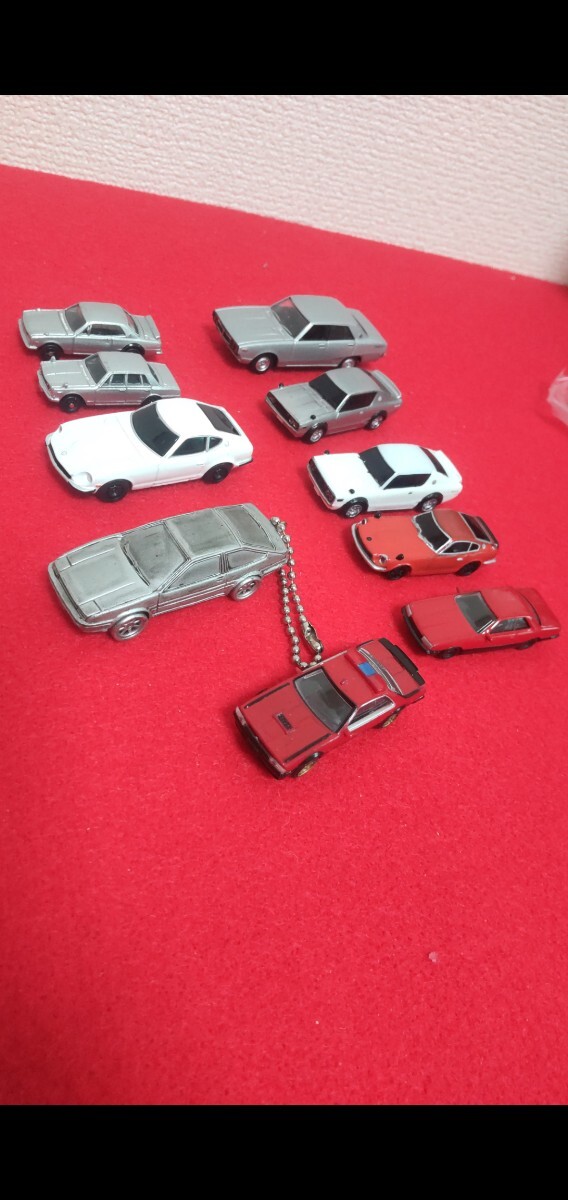 ミニチュアカー、キーホルダー、旧車、10台拍卖