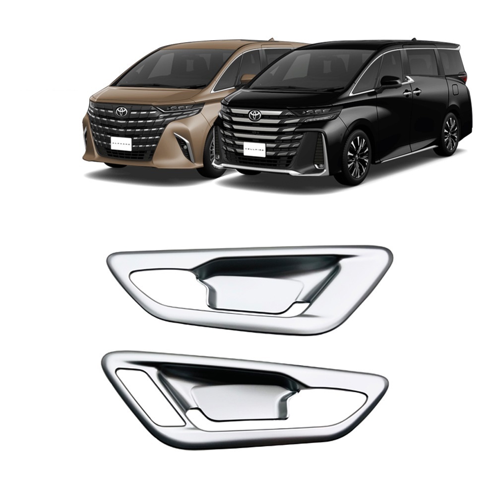 高品格♪ サテンシルバー インナー ドアハンドル カバー ヴェルファイア 40 系 TAHA40W TAHA45W Z プレミア拍卖