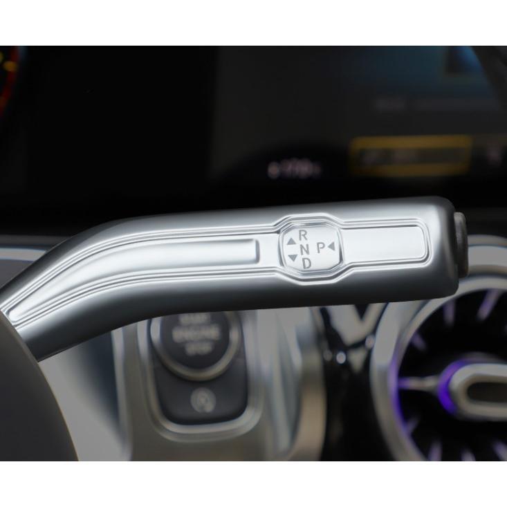 高品格♪ メルセデス ベンツ サテンシルバー シフトレバー カバー X247 GLB180 GLB200d GLB250 GLB35 4マチック スポーツ GLBクラス拍卖