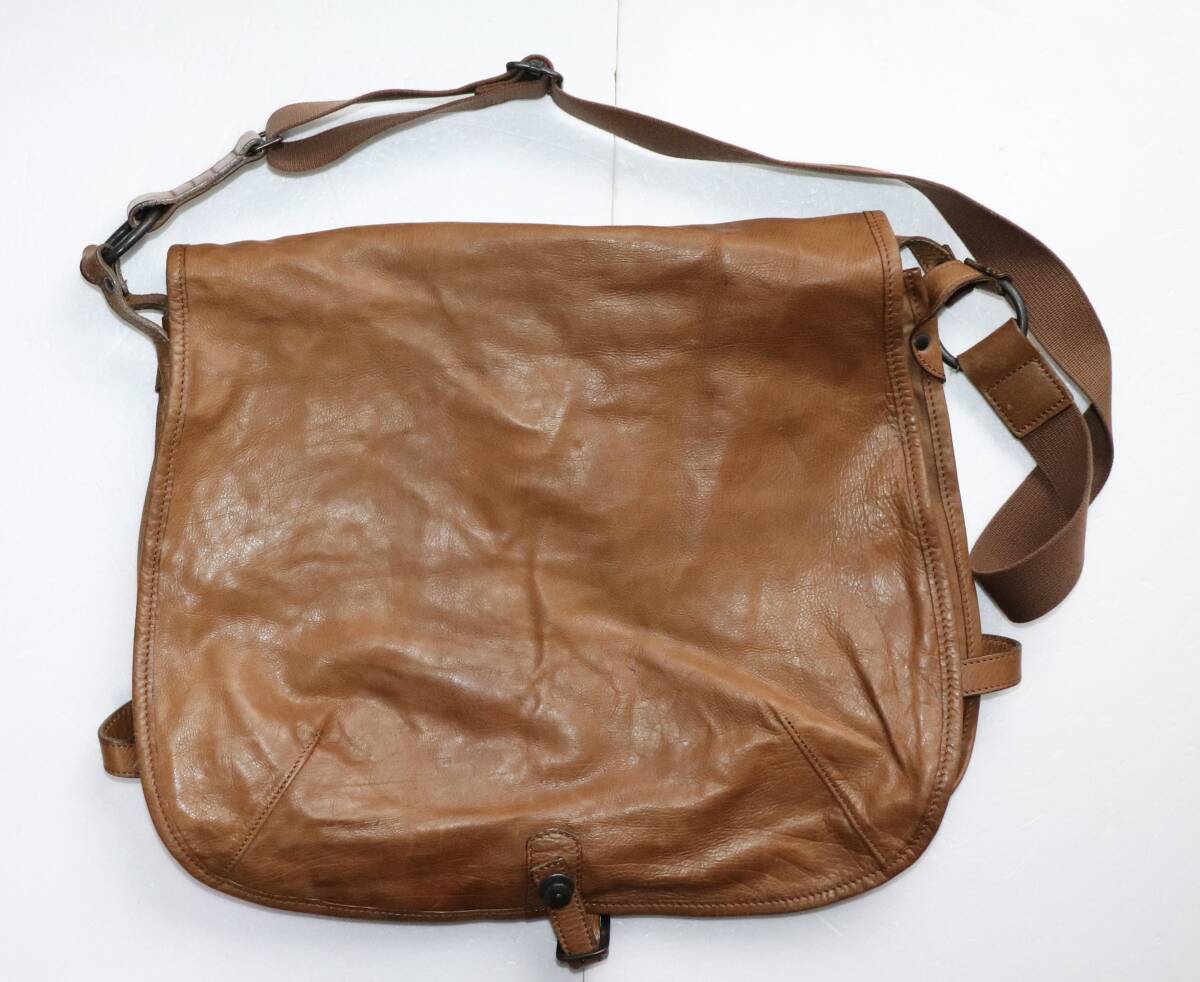 新品 本物 BACKLASH 革 レザー バッグ バックラッシュ 7345拍卖