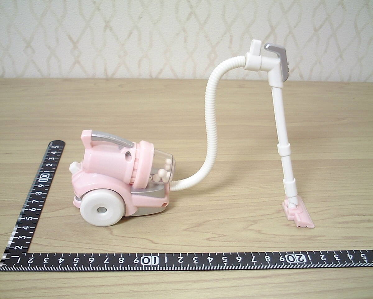 タカラトミー*リカちゃん*サイクロン式掃除機◇◆*「おそうじだいすき♪」*◆◇中古品*ドールサイズミニチュア家電*単4電池*動作確認済み拍卖