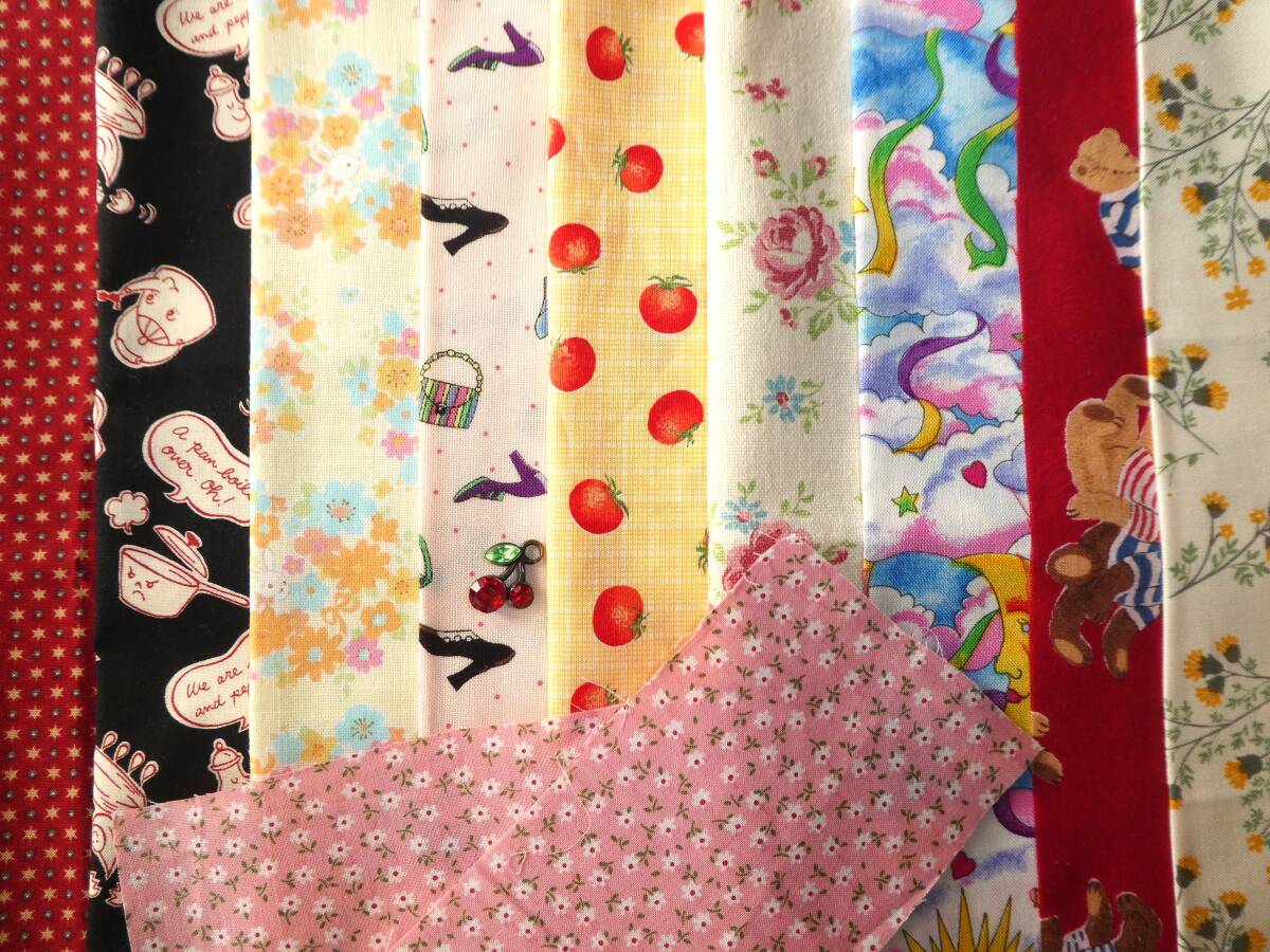 即決★レトロ30'sなどはぎれセット★復刻USAフラワールシアンyuwaカントリー拍卖