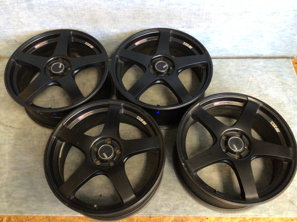 SSR GTV01 18インチ7.5J PCD100/5H 4本セット拍卖