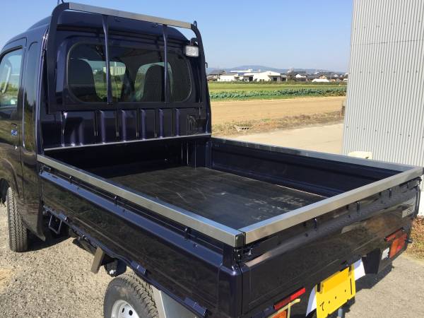 ★ハイゼット ジャンボ S500/S510 荷台 笠木 ステンレスカバー拍卖