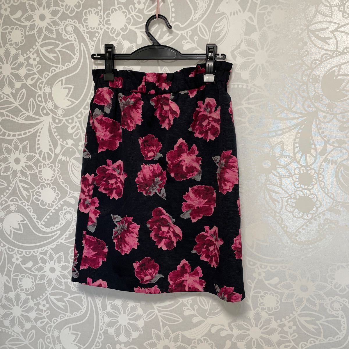Wゴム 12Twelve Agenda 花柄 スカート拍卖