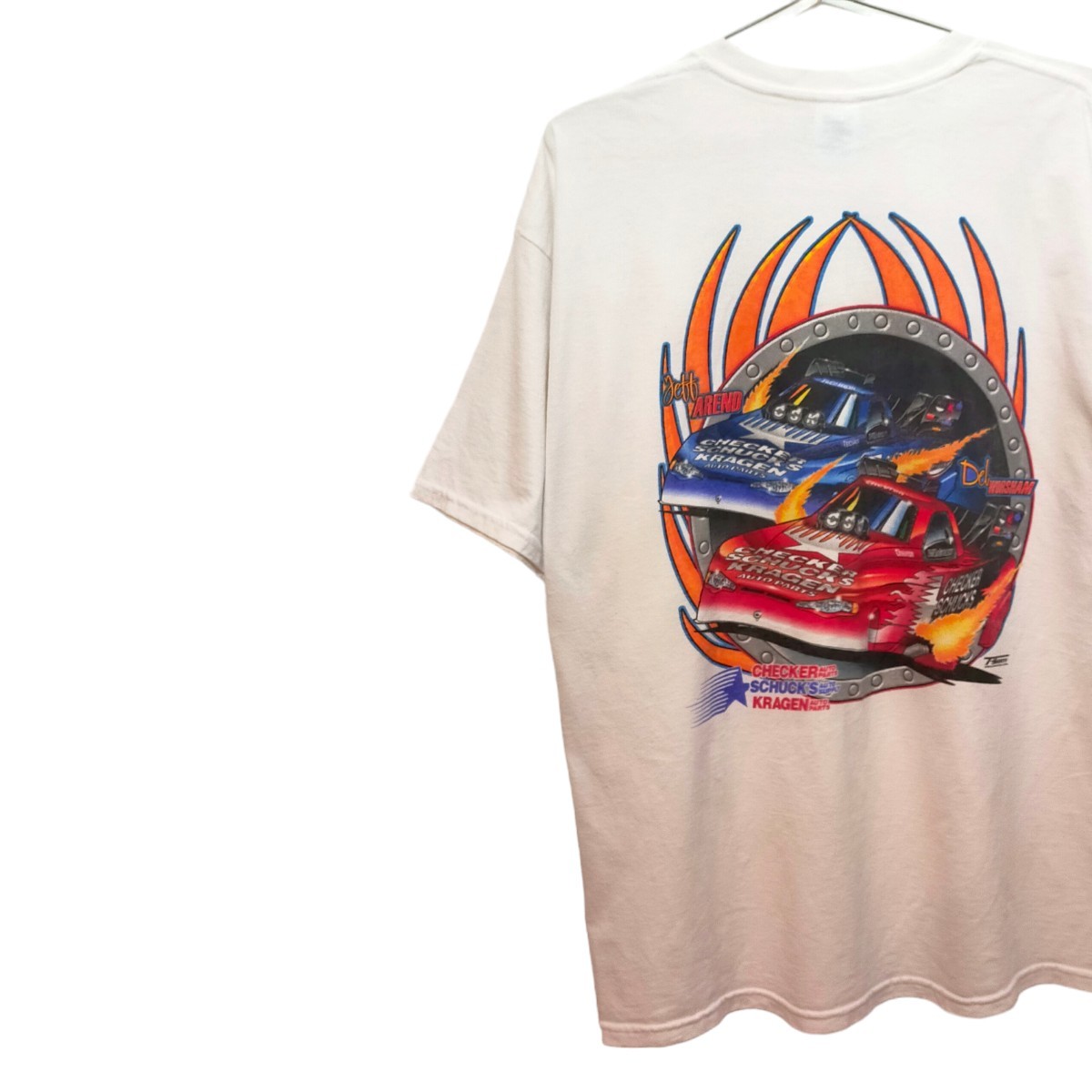 古着 gildan 半袖Tシャツ バックプリント クルーネック 拍卖