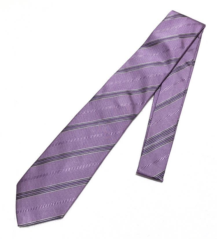 【未使用】Editoriale エディトリアーレ イタリア製 ネクタイ パープル拍卖